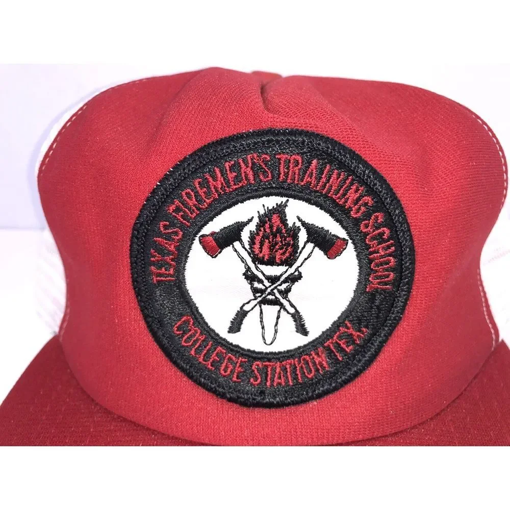 Vintage New Era Pro Model Texas Firemen's Training‎ School Snapback Trucker Hat